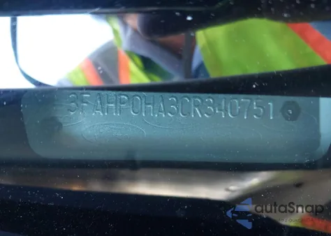 2012 Ford Fusion Se из США, поврежденный, VIN 3FAHP0HA3CR340751